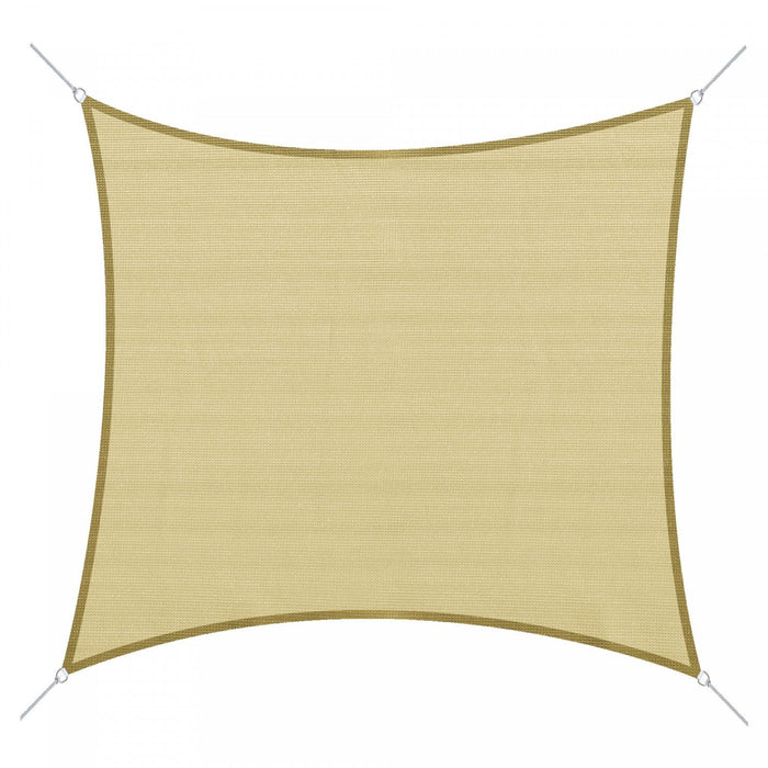Outsunny 10ft X10ft Square Canopy Sun Sail Shade Garden Cover Uv Protector Outdoor Patio Lawn Shelte