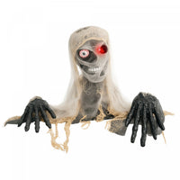 Homcom Halloween Animated Mummy, Half-body Scary Halloween Decoration