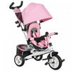 Qaba 6 In 1 Toddler Tricycle, Kids Trike With Foldable Canopy, Removable Parent-push Handle And Cove