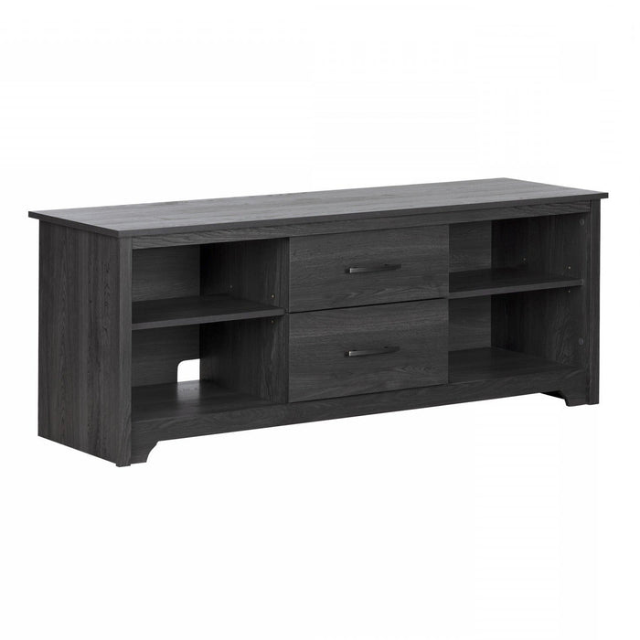 Fusion 60\" TV Stand With Drawers - Grey Oak 