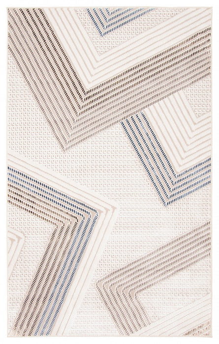 Bentley Ivory Area Rug - 5'0\" X 8'0\"  