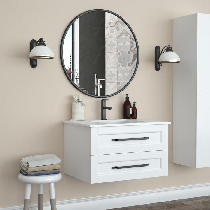 Halpert Black 32\" Mirror