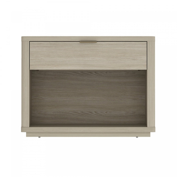 Evelyn Modern 32\" Nightstand in Natural (1-Drawer) 