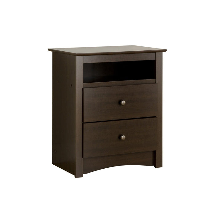 Fremont Tall 2-Drawer Nightstand - Espresso