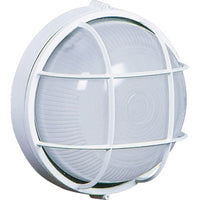 Marine 1-Light White Outdoor Wall Light IV 