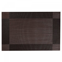 Vinyl Placemat Classic Chocolate - Set of 12