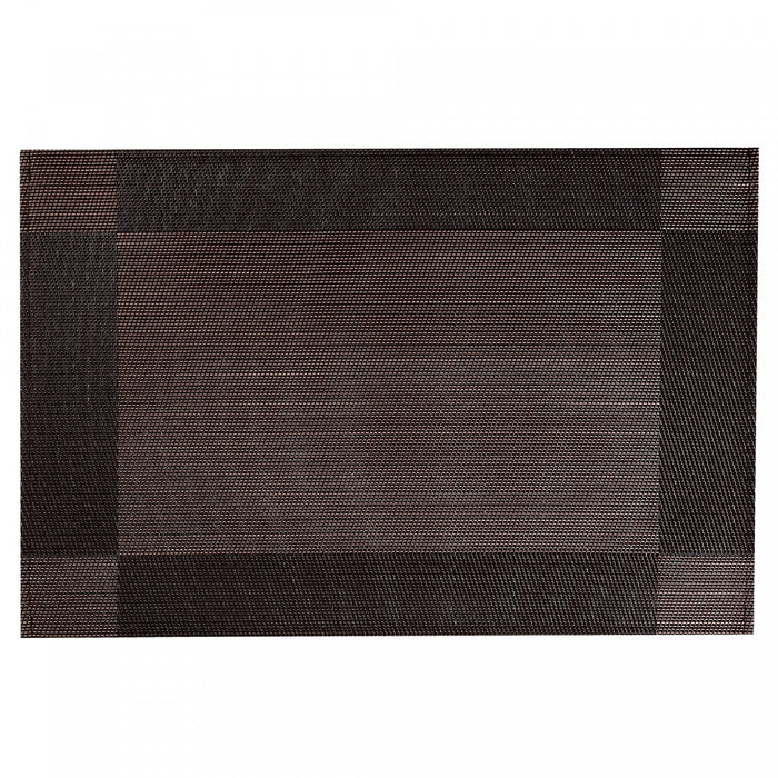 Vinyl Placemat Classic Chocolate - Set of 12