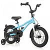 Costway 14" Kids Bike For 3-5 Years Old Boys & Girls With Adjustable Seat Handbrake Reflectors Blue