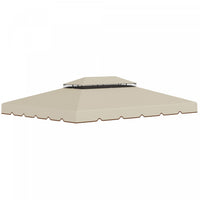 Outsunny 13.1' X 9.8' Gazebo Replacement Canopy, Gazebo Top Cover With Double Vented Roof For Garden