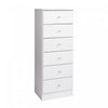 Astrid Kids 6-Drawer Tall Chest - White