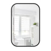 Umbra Hub Rectangular Mirror 24\" x 36\" - Black