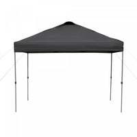 Outsunny 10' X 10' Pop Up Canopy Tent With Airy Top Vent And Bag, Black