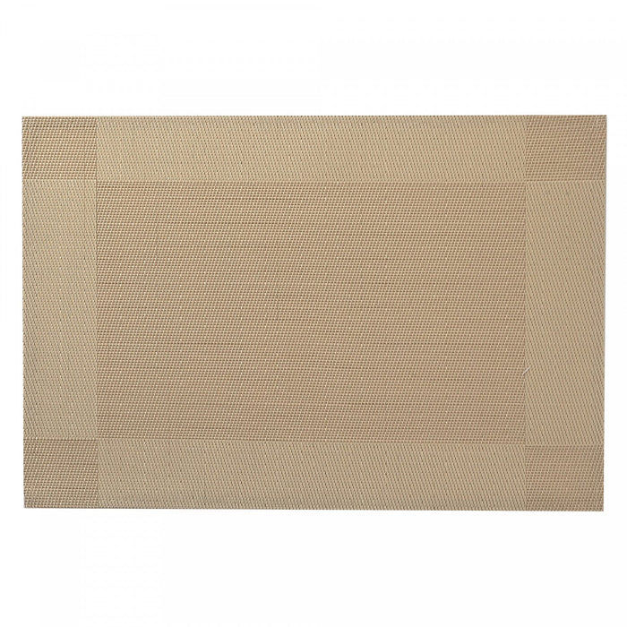 Vinyl Placemat Classic Natural - Set of 12