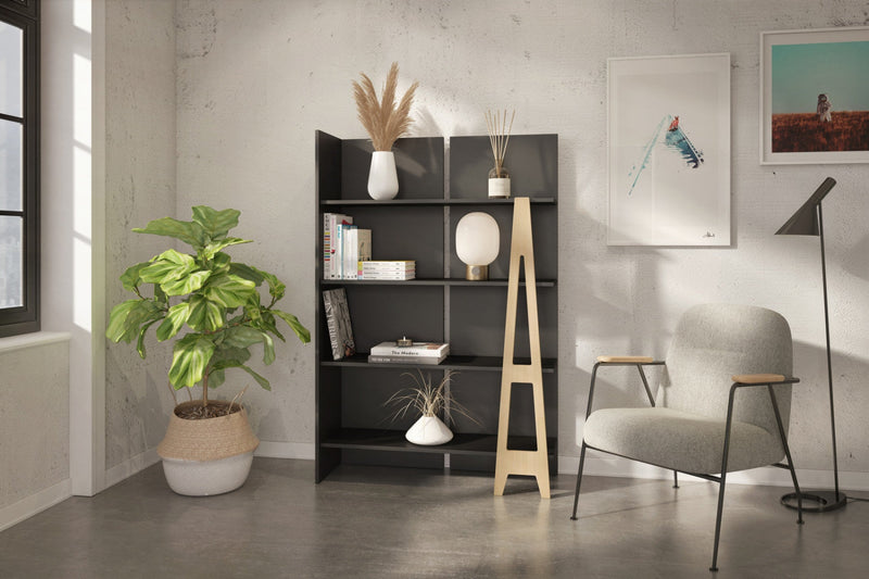 Nordika Atypik Bookcase - Black 