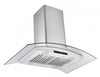 Ancona IGCB636 36\" Island Glass Stainless Steel Range Hood - AN-1406 