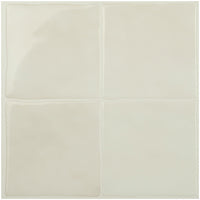 Smart Tiles Peel and Stick 4-Sheet 9 x 9 Backsplash - Zellige Oia