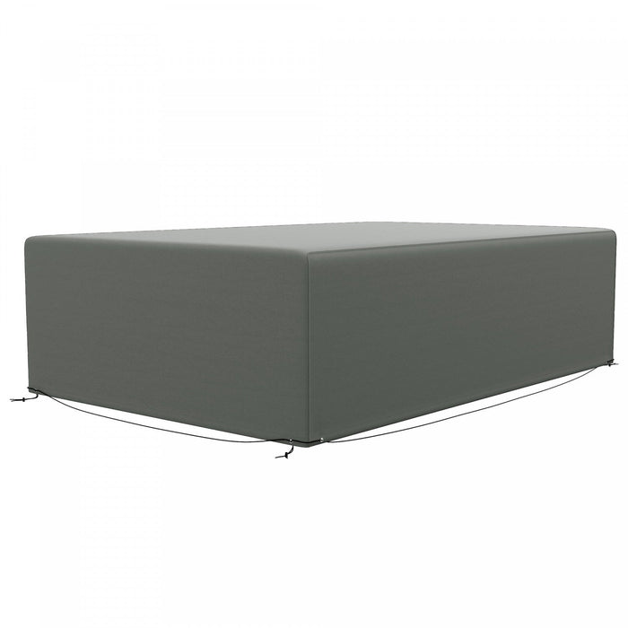 Outsunny 97" X 65" X 26" Outdoor Patio Furniture Cover, Waterproof, Grey