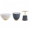 Anderson Modern 3-Piece Coffee Table & End Table Set in Cream and Gray 
