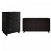 Granville Modern 2-Piece Dresser Set in Black 