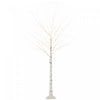 Homcom 6ft Artificial White Birch Tree For Indoor Covered Outdoor