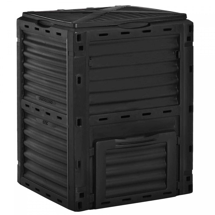 Outsunny Garden Compost Bin Large Outdoor Compost Container 80 Gallon Fast Creation Of Fertile Soil 