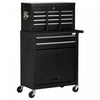 Durhand 6-drawer Lockable Tool Chest Rolling Workshop Tool Organizer