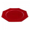 Charger Plate Octagon Red 13\" - Set of 6 Dinnerware