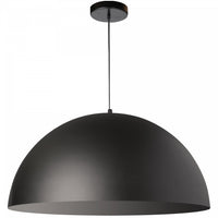 Dainolite Ofelia 1 Light Pendant Large Matte Black Lamp