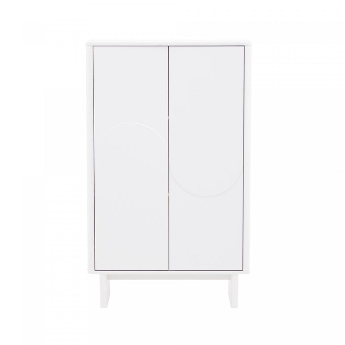 Ella Modern 32\" Accent Cabinet in White 