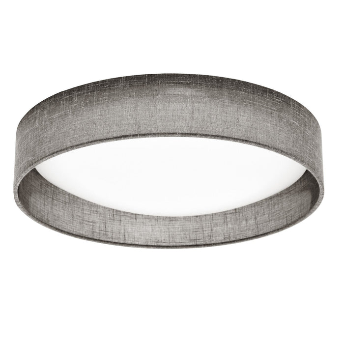 Dainolite Cfled Flush Mount 15\" Grey Shade Lamp