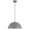 Dainolite Ofelia 1 Light Pendant Small Grey Lamp