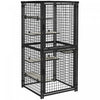 Pawhut 71\"h Large Cat Cage, Multi-level Catio Outdoor Cat Enclosure With Uv-and Water Resistant Cove