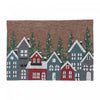 Tapestry Placemat Winter Village 13 x 18 - Set of 12
