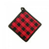 Cotton Potholder Buffalo - Set of 4 Kitchen Linen