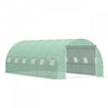 Outsunny 19.7' X 9.8' X 6.6' Large Walk-in Greenhouse Garden Plant Seed Growing Tent Tunnel Shed Wit
