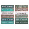 Wall Plaque Regles Du Chalet