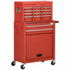 Durhand 6-drawer Lockable Tool Chest Rolling Workshop Tool Organizer