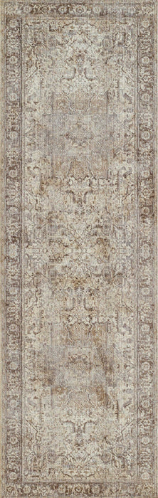 Selena Traditional 2'6\" x 8'0\" Runner Rug in Grey Indoor Area Rug 