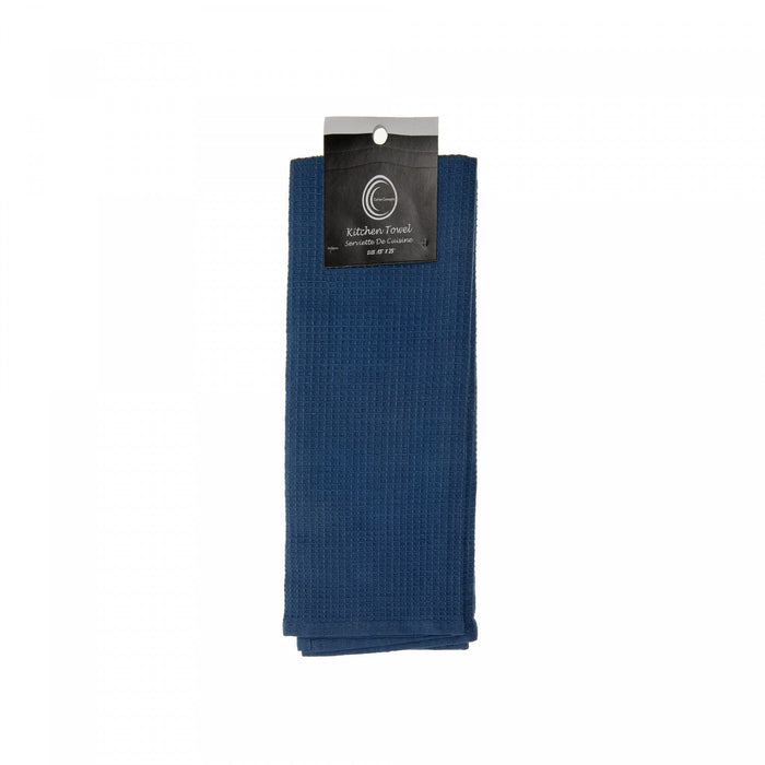 Waffle Kitchen Towel Blue - Set of 6