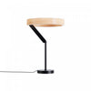 18\" Matte Black Angled Design LED Table Lamp 