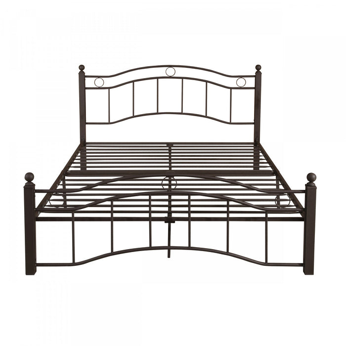Jackson Metal Bed Frame With Underbed Storage,copper King Bed 