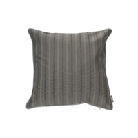 Striped Outdoor Waterproof Cushion Taupe - Set of 2