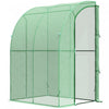 Outsunny 5' X 4' X 7' Outdoor Lean-to Walk-in Garden Greenhouse Polycarbonate With Roll-up Door Hot 