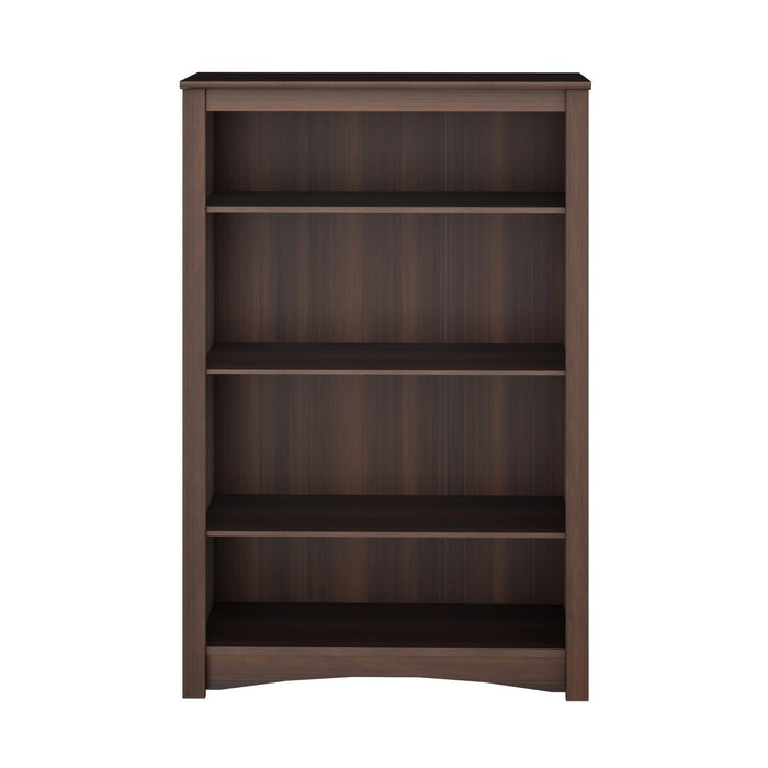 Four-Shelf Bookcase - Espresso