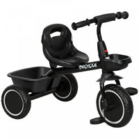 Qaba Large Kids Tricycle For Toddler 2-5 Year Old Girls And Boys, Toddler Trike Bike With Adjustable