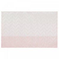 Vinyl Placemat Summer Solstice Peachy Pink- Set of 12
