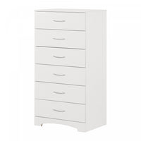 Step One 6-drawer Chest - Pure White 