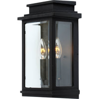 Freemont 2-Light Black Outdoor Wall Light I 