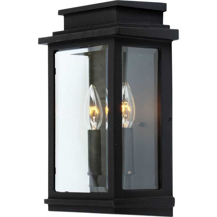 Freemont 2-Light Black Outdoor Wall Light I 