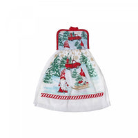 Tie Hand Towel Gnome Pulling Sled - Set of 2